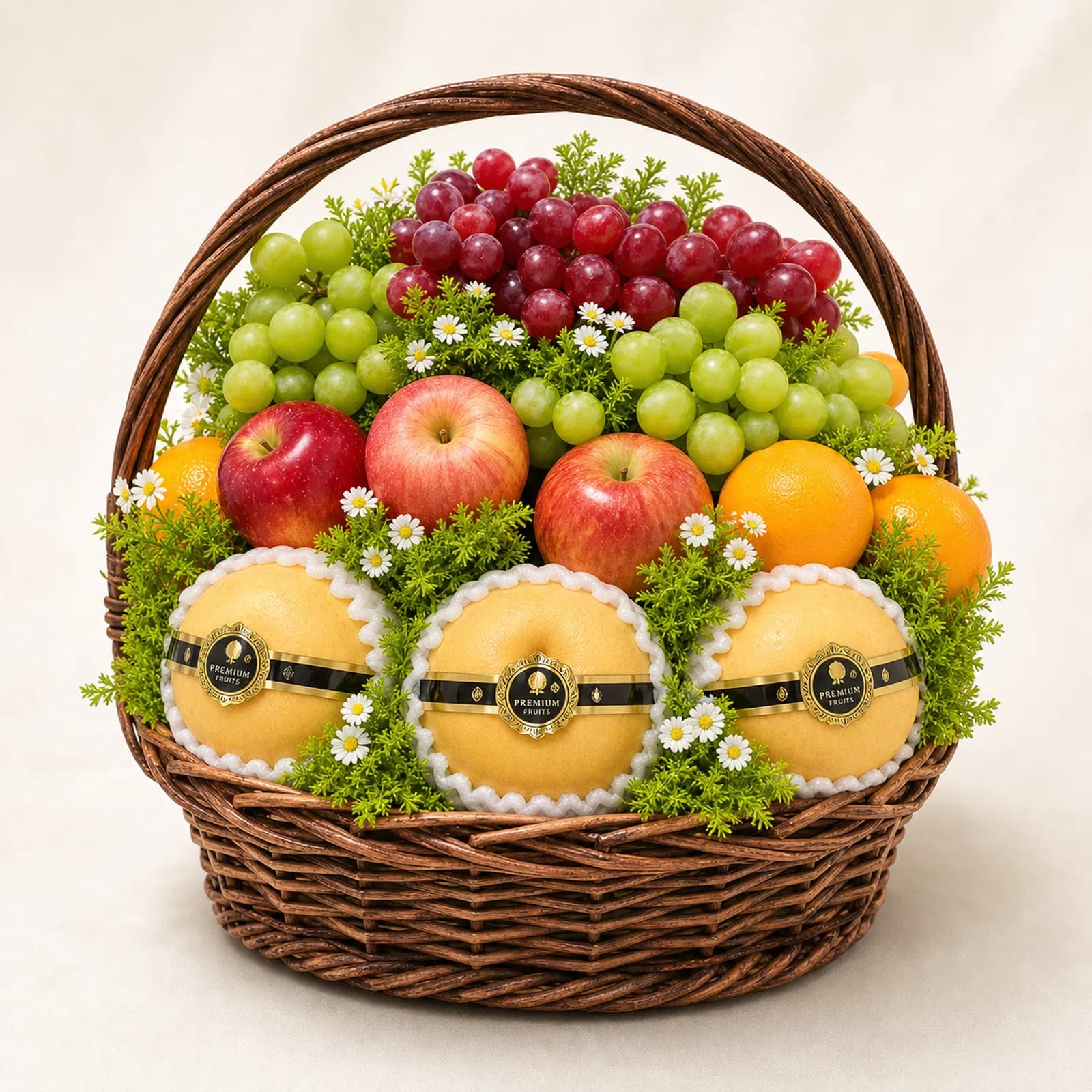 A premium MyFruit hamper, hand-arranged and ready for same-day delivery