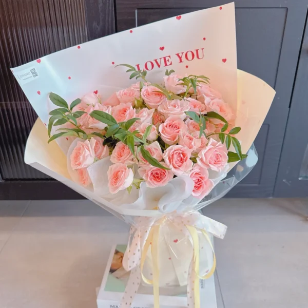 Kenya Pink Rose Spray