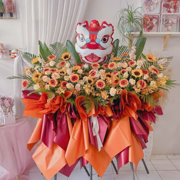 Honor Hoop Flower Stand