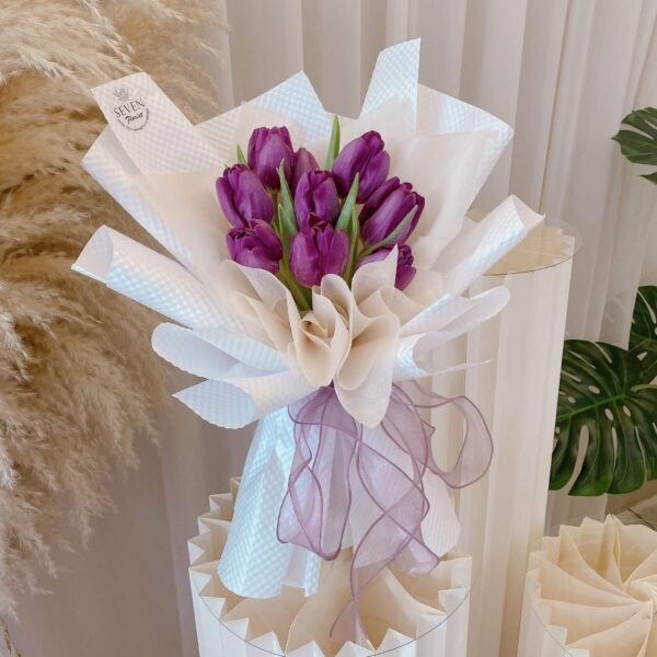 Dark Purple Tulips (PRE-ORDER)