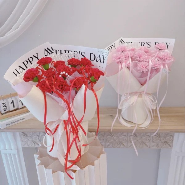 Carnation Serenade [Soap Flower]