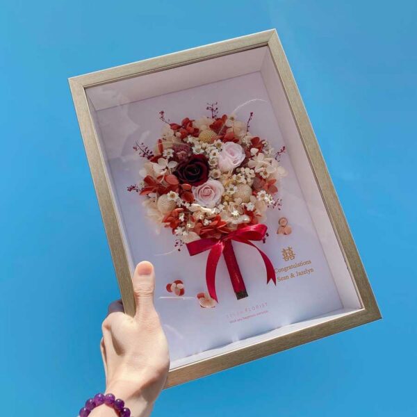 Preserved Flower Frame – Bridal Bouquet (PRE-ORDER)